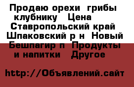 Продаю орехи, грибы, клубнику › Цена ­ 45 - Ставропольский край, Шпаковский р-н, Новый Бешпагир п. Продукты и напитки » Другое   